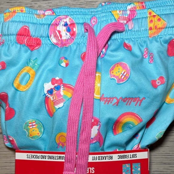 NEW! Women's Hello Kitty Blue Sleep Pants Size 2X-Large 2XL Soft With Pockets - Picture 3 of 12